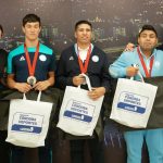 Reconocimiento a los medallistas paralímpicos Vázquez, Espinillo y Heredia